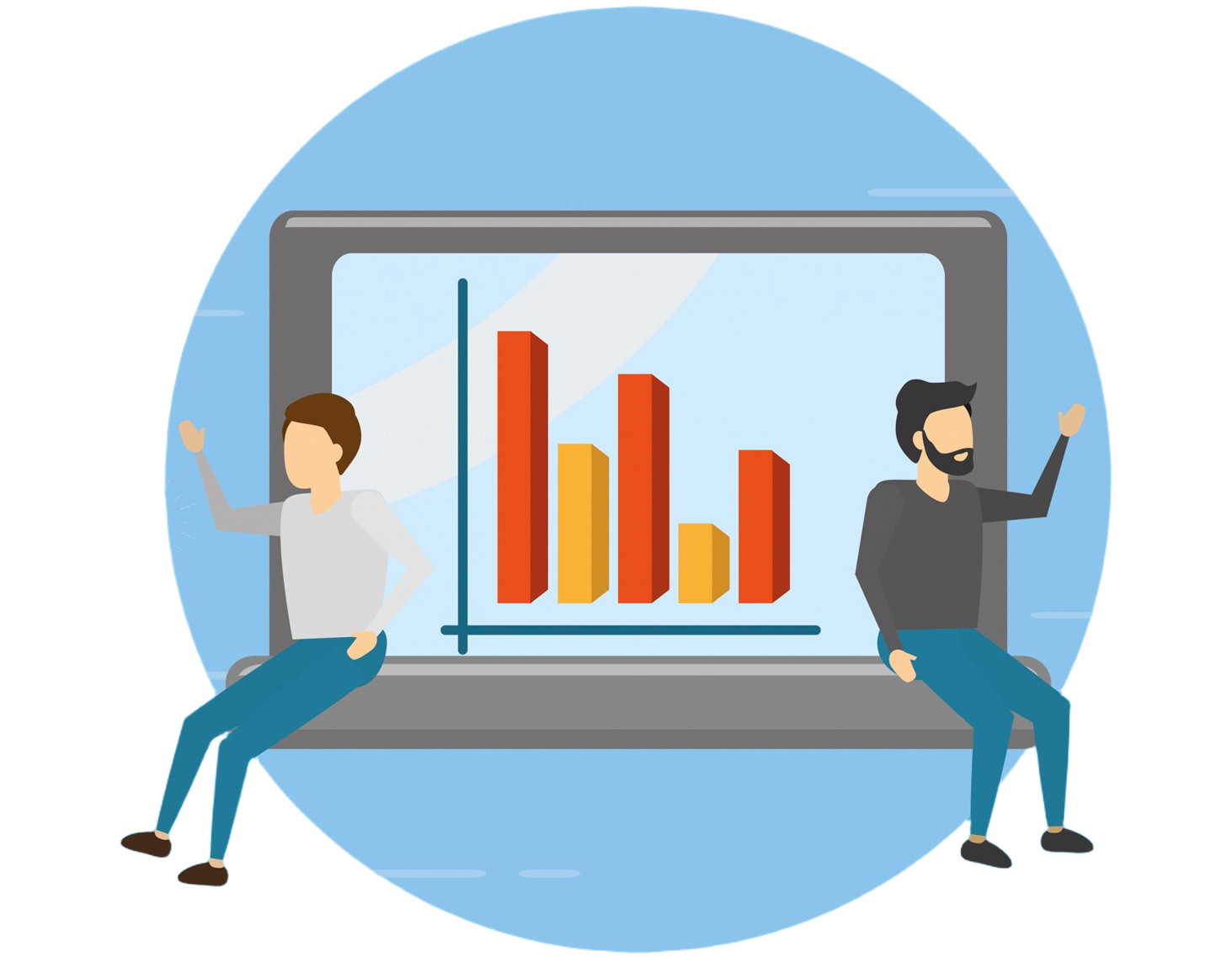 businessmen-sitting-laptop-flat-style-b