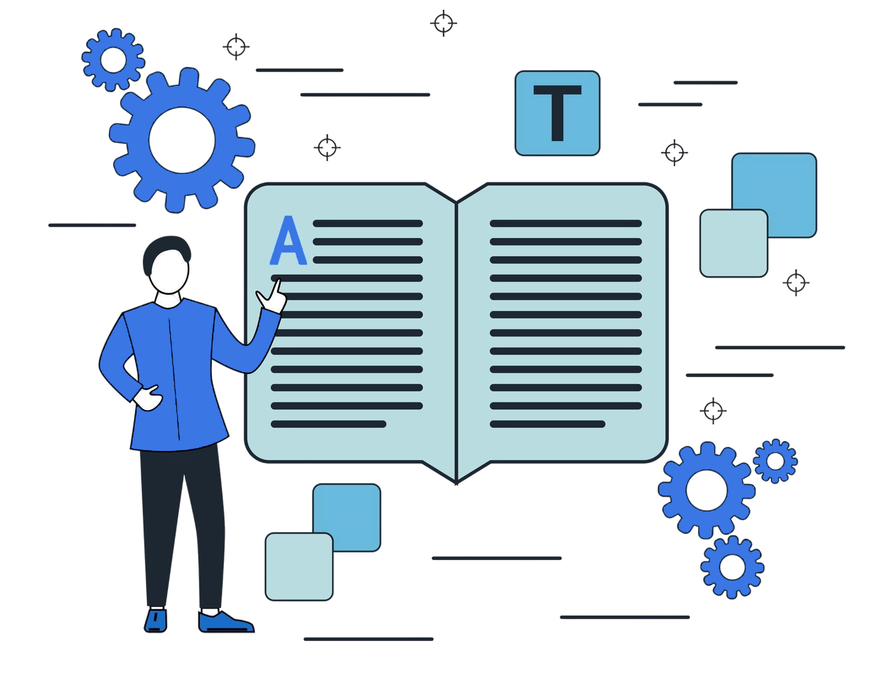 digital-book-flat-contour-style-vector-concept-illustration